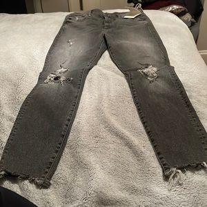 MOTHER The Swooner Ankle  grey size 30